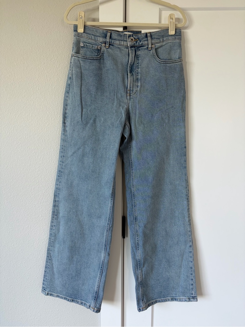 Everlane Way High Sailor Jean, BNWT 29 LONG - Organic Cotton Wide-Leg Jean
